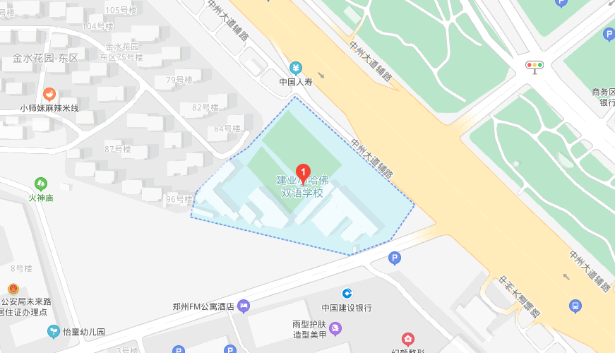建业小哈佛双语学校地图图片