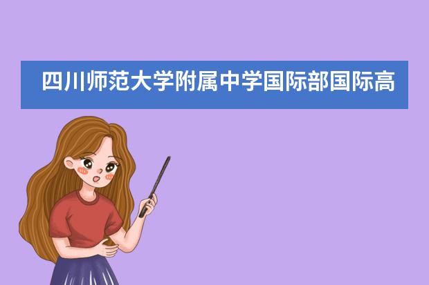 四川师范大学附属中学国际部国际高中班级有何特点？