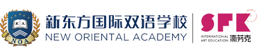 新东方斯芬克国际艺术高中校徽logo