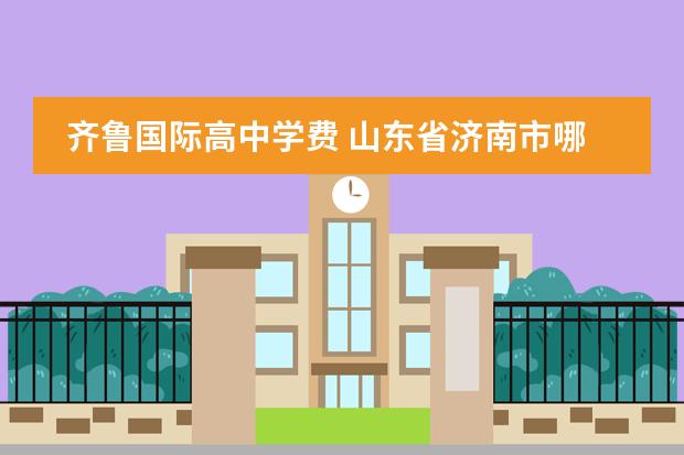 齐鲁国际高中学费 山东省济南市哪个高中最好