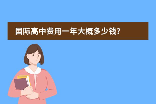 国际高中费用一年大概多少钱？