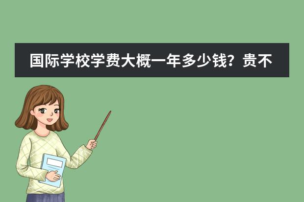 国际学校学费大概一年多少钱？贵不贵？