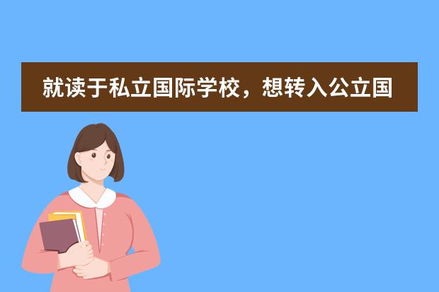 就读于私立国际学校，想转入公立国际学校可行吗？