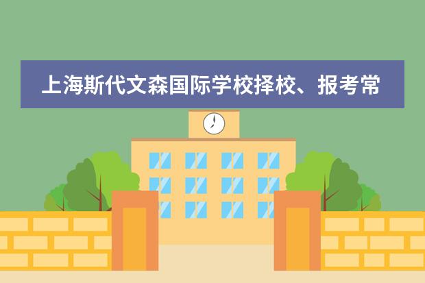 上海斯代文森国际学校择校、报考常识汇总