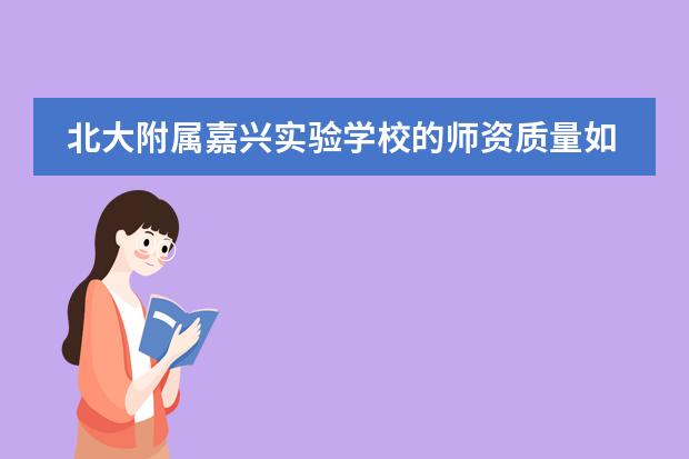 北大附属嘉兴实验学校的师资质量如何?