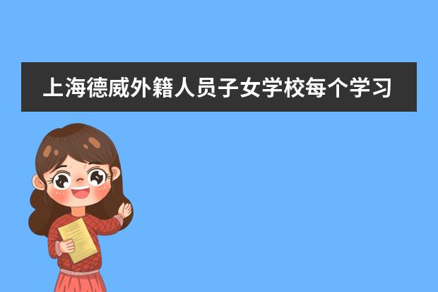 上海德威外籍人员子女学校每个学习阶段课程是怎么设置?