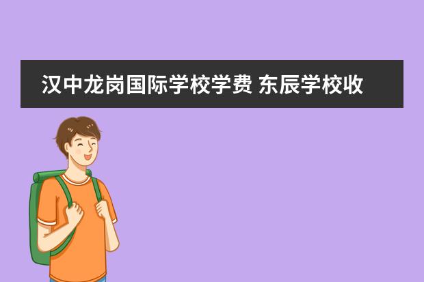 汉中龙岗国际学校学费 东辰学校收费2022标准
