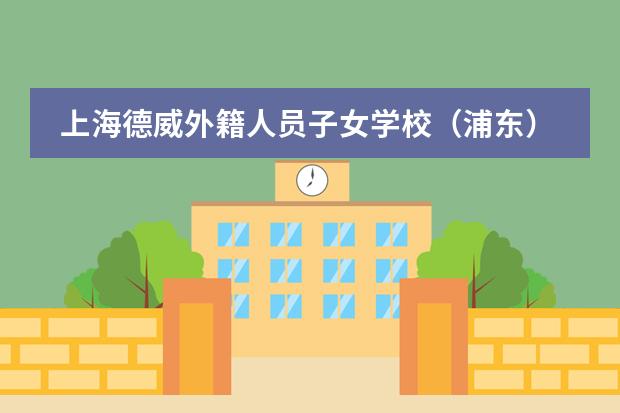 上海德威外籍人员子女学校(浦东)2022-2023年学费多少