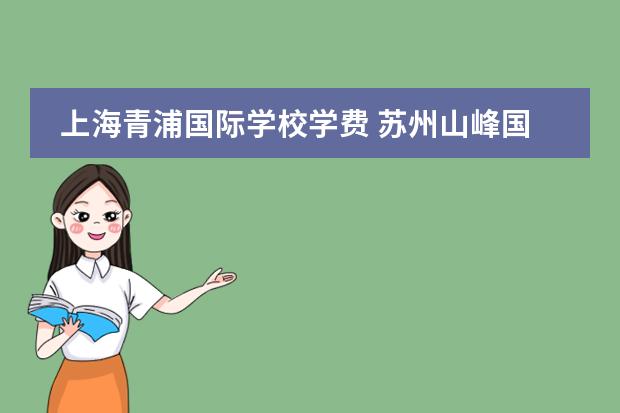 上海青浦国际学校学费 苏州山峰国际双语学校学费