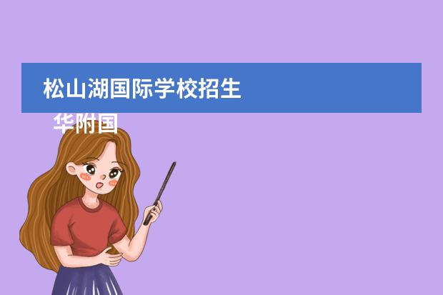 松山湖国际学校招生 
  华附国际部
 