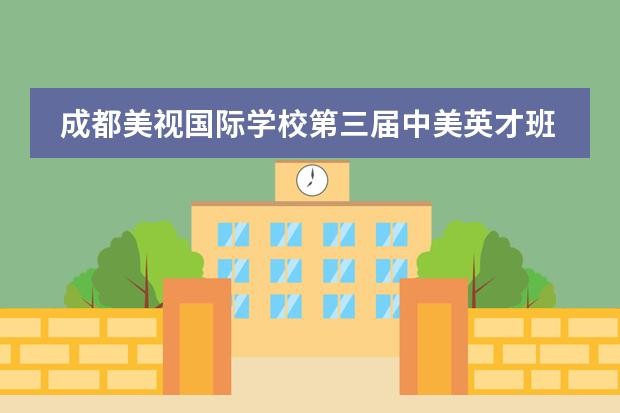成都美视国际学校第三届中美英才班水球游戏活动赛 成都美视国际学校排名