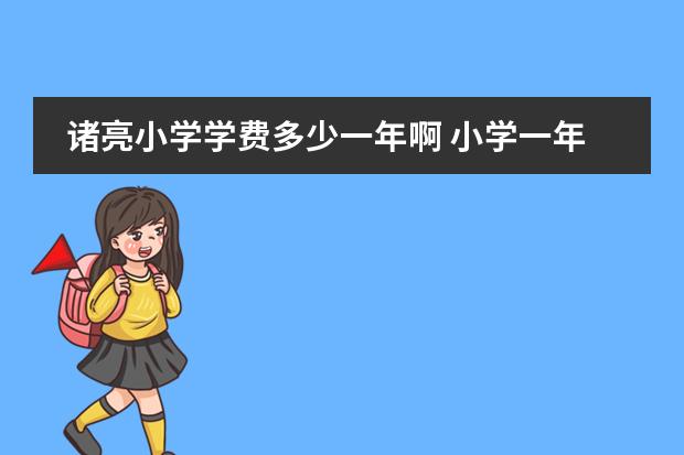 诸亮小学学费多少一年啊 小学一年的学费要多少