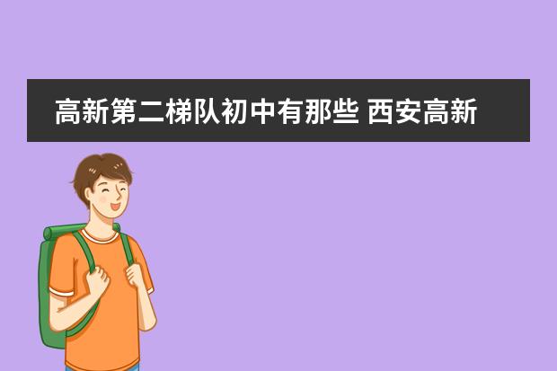 高新第二梯队初中有那些 西安高新系学校排名