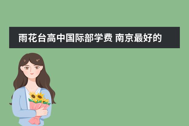 雨花台高中国际部学费 南京最好的私立国际学校