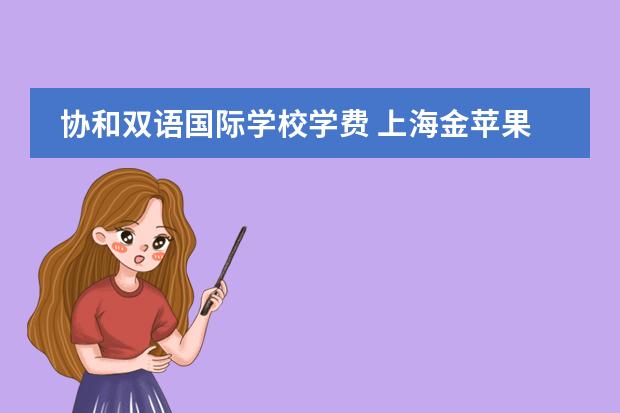 协和双语国际学校学费 上海金苹果学校学费 上海民办位育中学学费