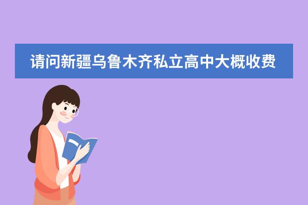 请问新疆乌鲁木齐私立高中大概收费是多少