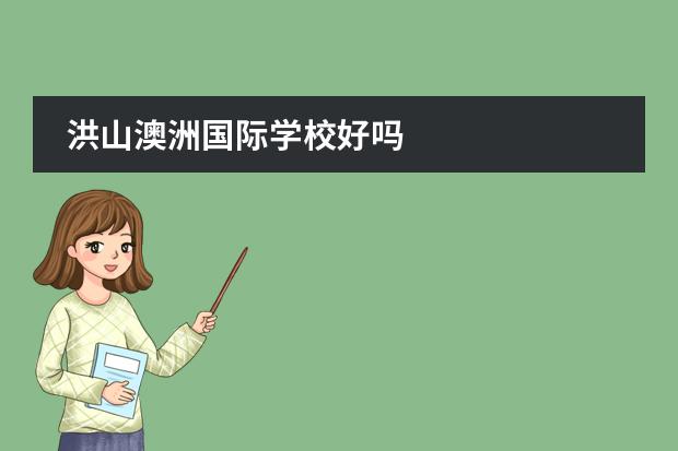 洪山澳洲国际学校好吗