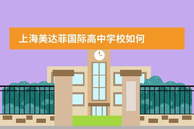 上海美达菲国际高中学校如何