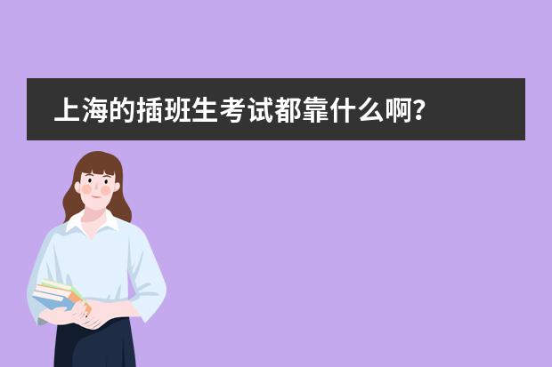 上海的插班生考试都靠什么啊?