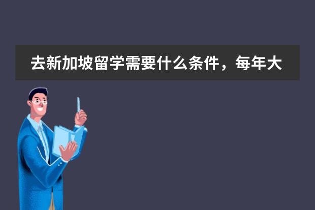 去新加坡留学需要什么条件，每年大概需要多少钱