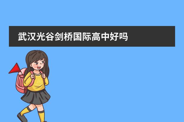 武汉光谷剑桥国际高中好吗