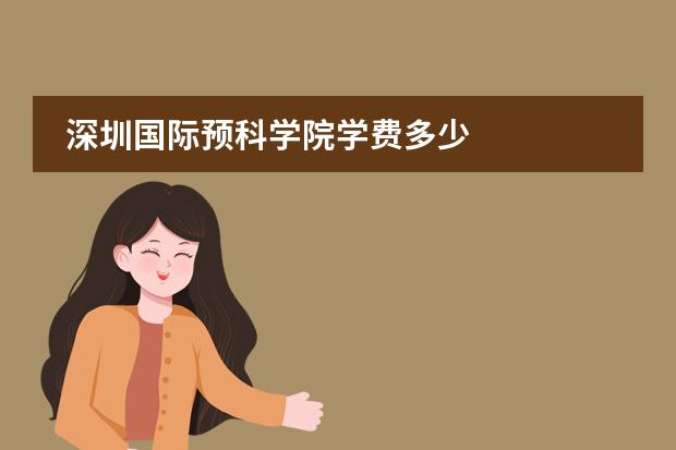 深圳国际预科学院学费多少