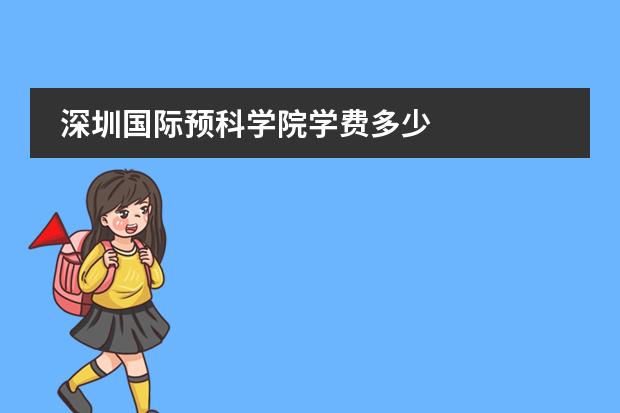 深圳国际预科学院学费多少