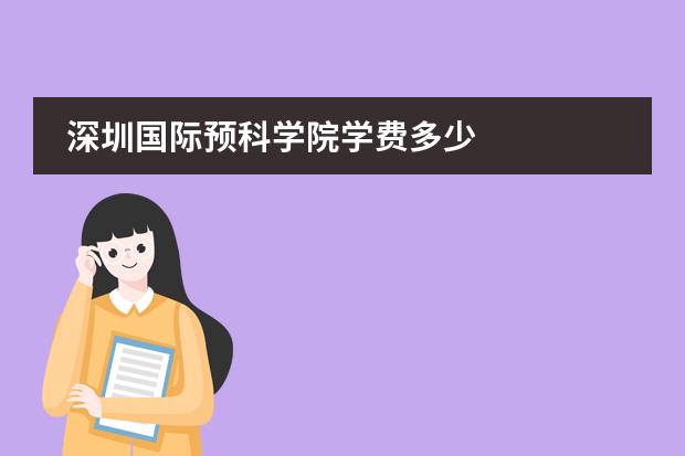 深圳国际预科学院学费多少