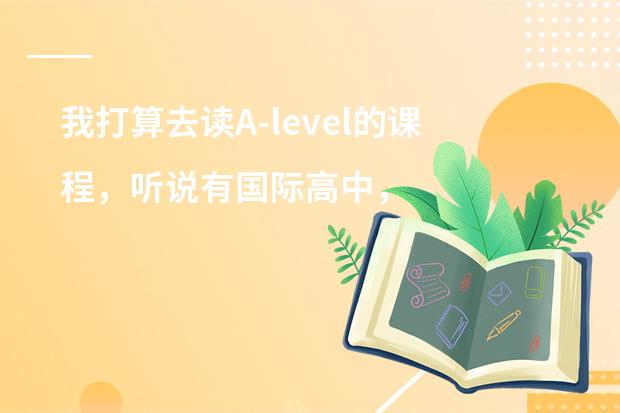 我打算去读A-level的课程，听说有国际高中，培训中心还有大学提供AL课程的，不知哪个教学质量会比较好？