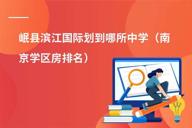 岷县滨江国际划到哪所中学（南京学区房排名）