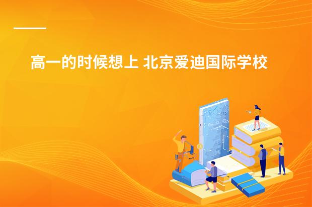 高一的时候想上 北京爱迪国际学校,如果交得起 一年12万8的学费 就一定可以上那个学校吗?有什么条件?