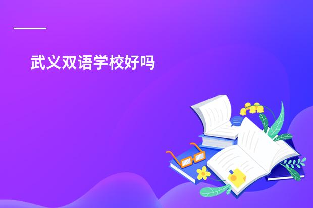 武义双语学校好吗