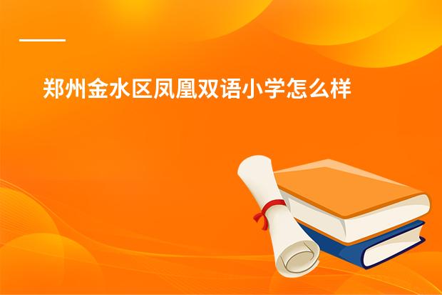 郑州金水区凤凰双语小学怎么样
