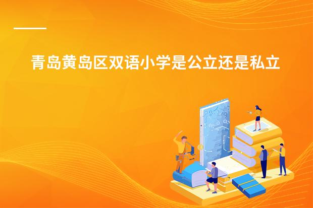 青岛黄岛区双语小学是公立还是私立(青岛科技大学中外合作招生条件?)