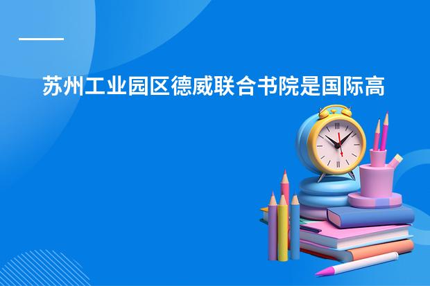 苏州工业园区德威联合书院是国际高中吗?