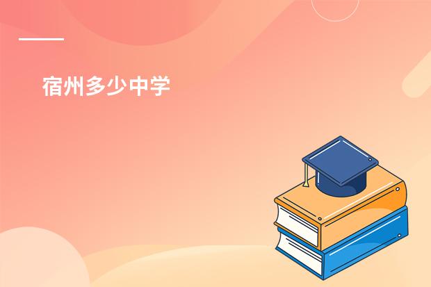 宿州多少中学